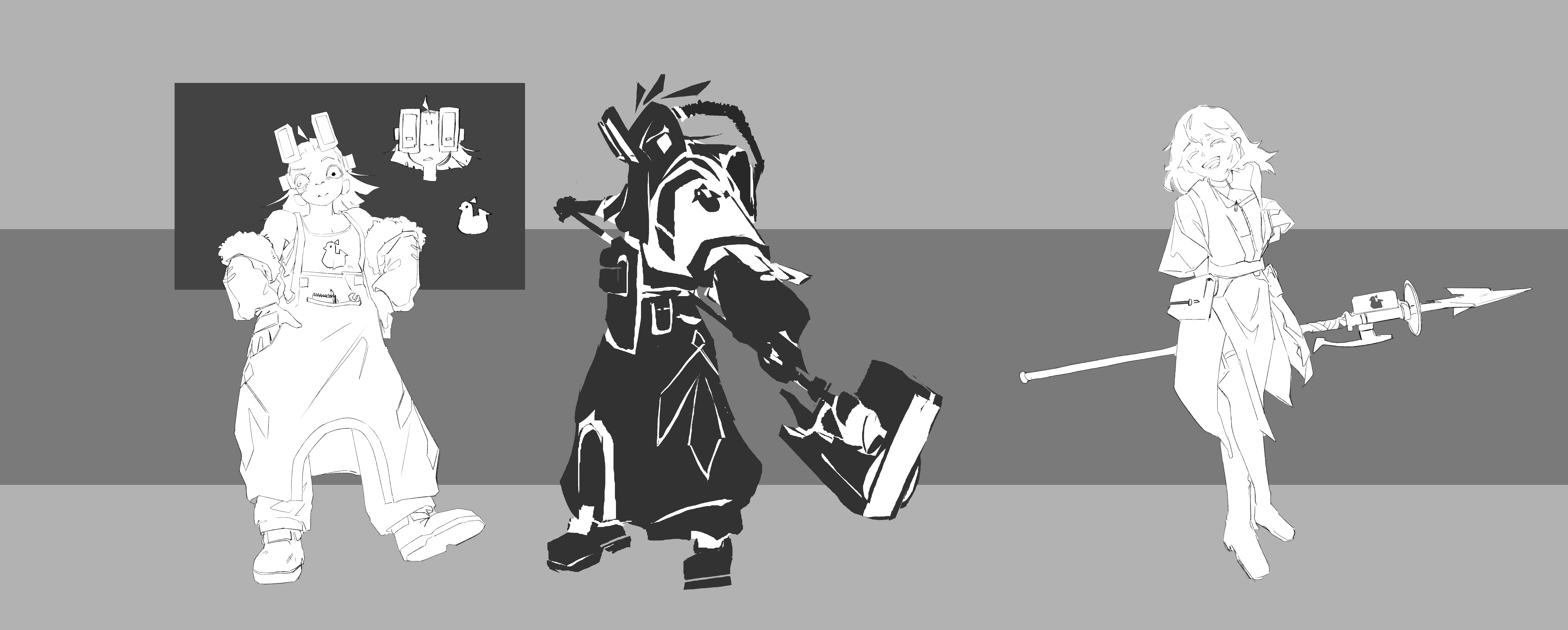 Trio — Character Design